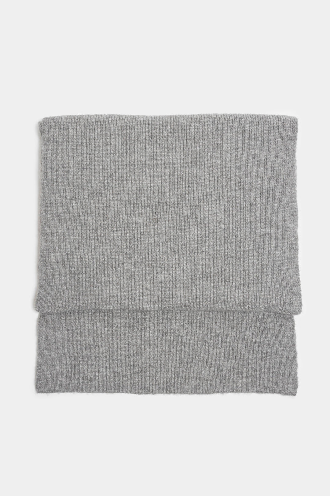 Thalita Rib Knit Scarf _ 160146 _ Grey