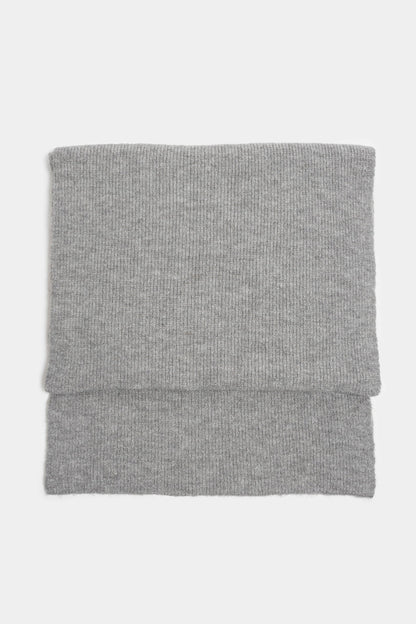 Thalita Rib Knit Scarf _ 160146 _ Grey