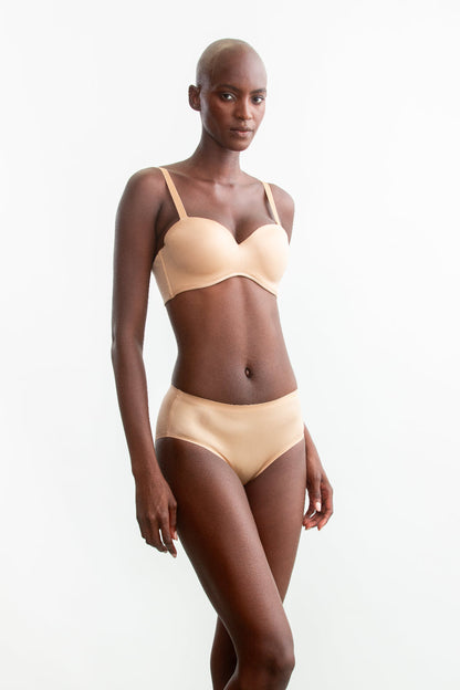 Carmen Multiway Padded Bra _ 157884 _ Beige