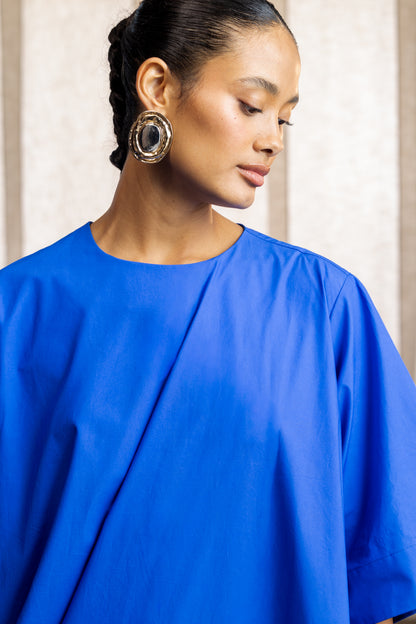 Gina Asymmetric Cotton T-Shirt Dress
