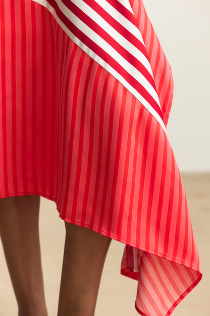 Alani Asymmetrical Slip Dress