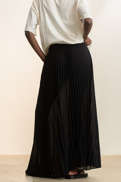 Karla Pleated Maxi Skirt
