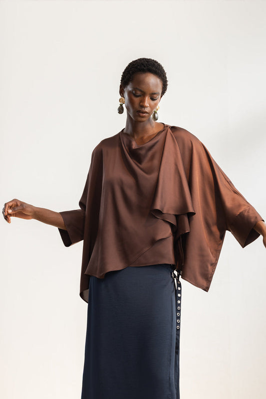 Silindile Draped Blouse