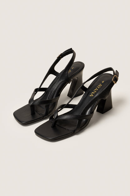 Buyelwa Toe-Thong Slingback Heel