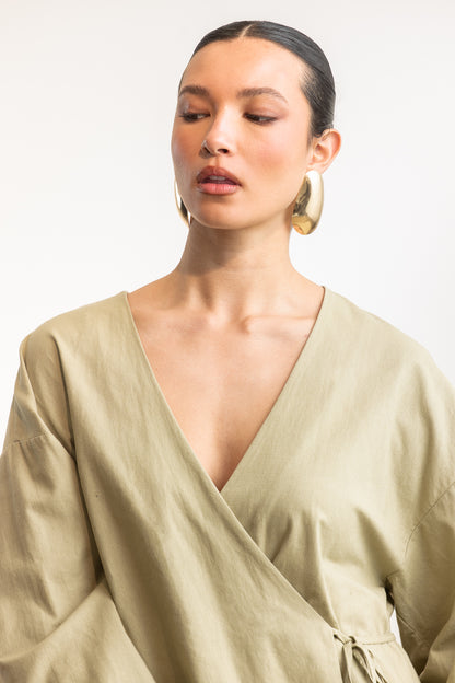 Lior Wrap Kimono Blouse