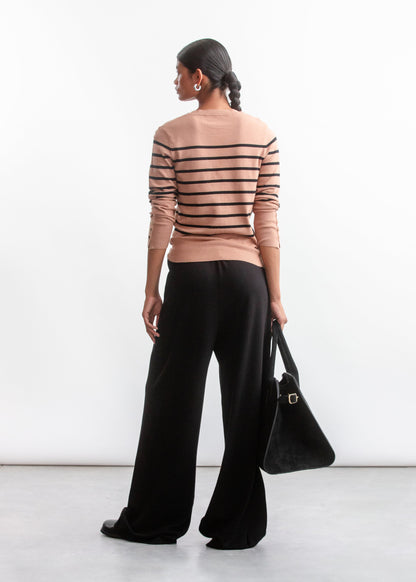 Emma Crewneck Knitwear _ 157609 _ Stone