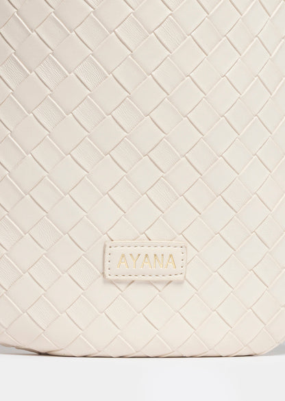 Sue Woven Bag _ 162929 _ Cream