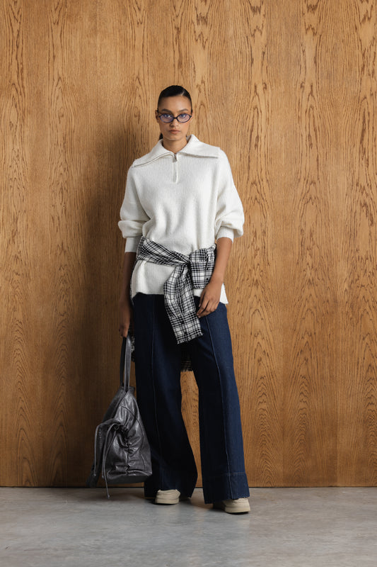 Elzanne Quater Zip Jumper
