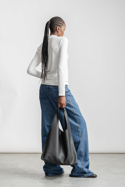 Inez Turtle Neck Top _ 160733 _ Ecru