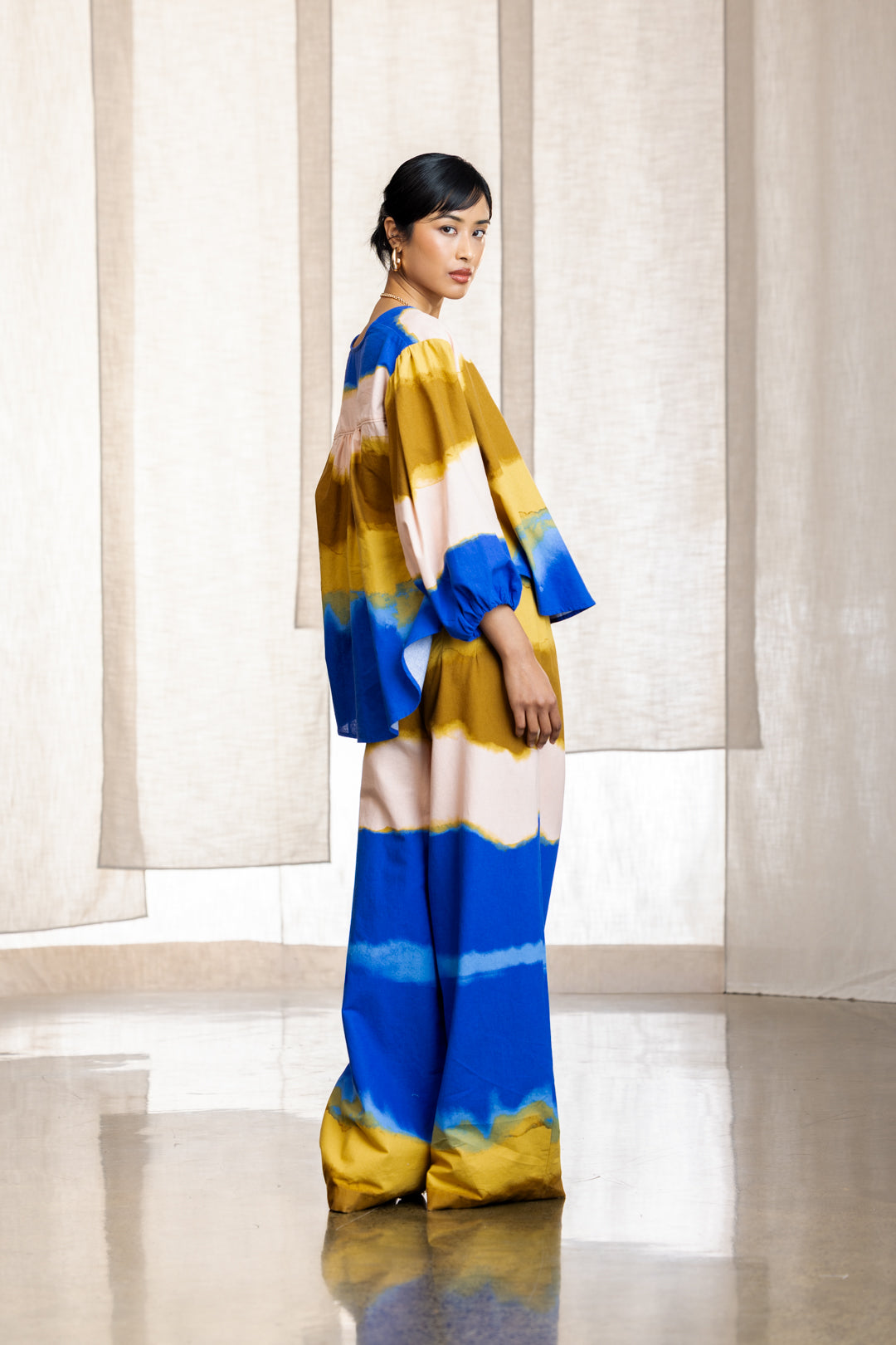 Siobhan Batwing Multicolour Blouse