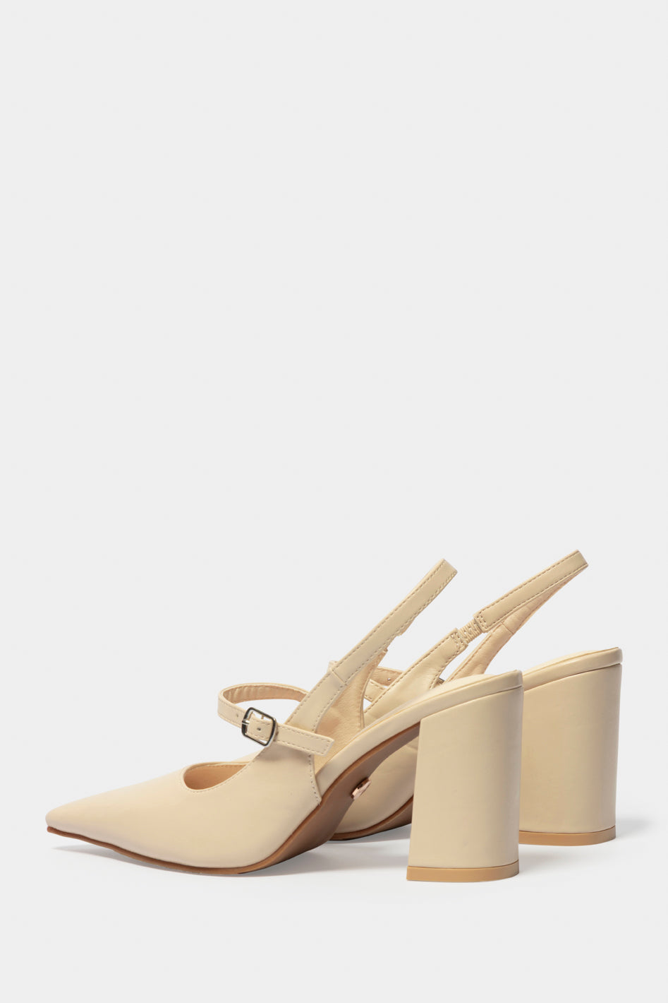 Ms Carver-Brown Pointy Block Heel