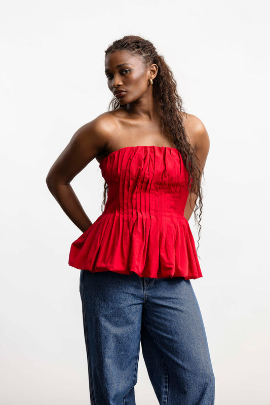 Lina Pintuck Boobtube _ 168656 _ Red