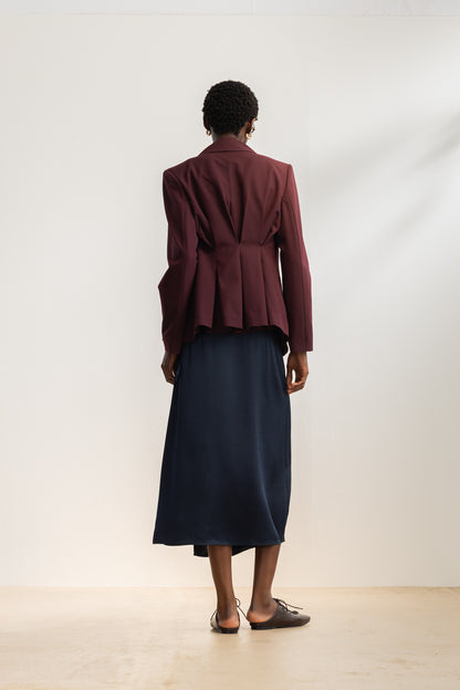 Aziza Pleated Back Blazer