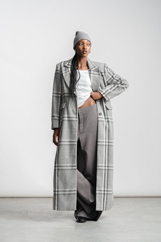Kyla Duster Coat _ 161282 _ Grey