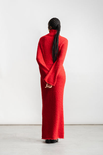 Maryam Knitwear Maxi Dress _ 161830 _ Red