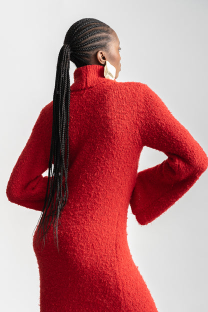 Maryam Knitwear Maxi Dress _ 161830 _ Red