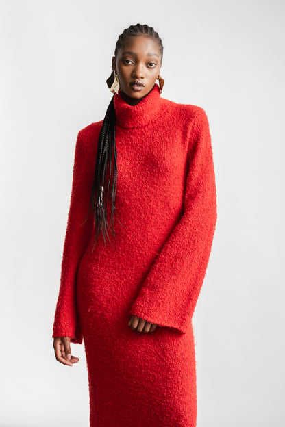 Maryam Knitwear Maxi Dress _ 161830 _ Red