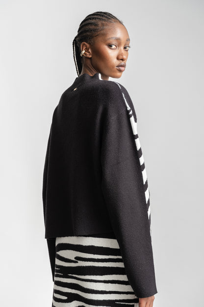 Yolisa Jumper _ 160323 _ Black Texture