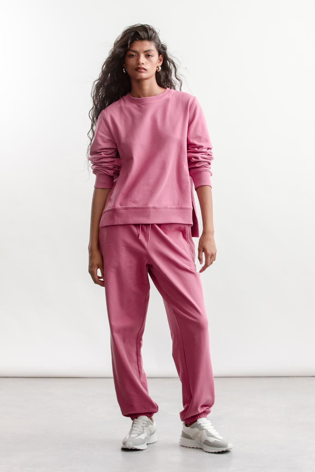 Hannah Sweatshirt _ 160332 _ Dusty Pink