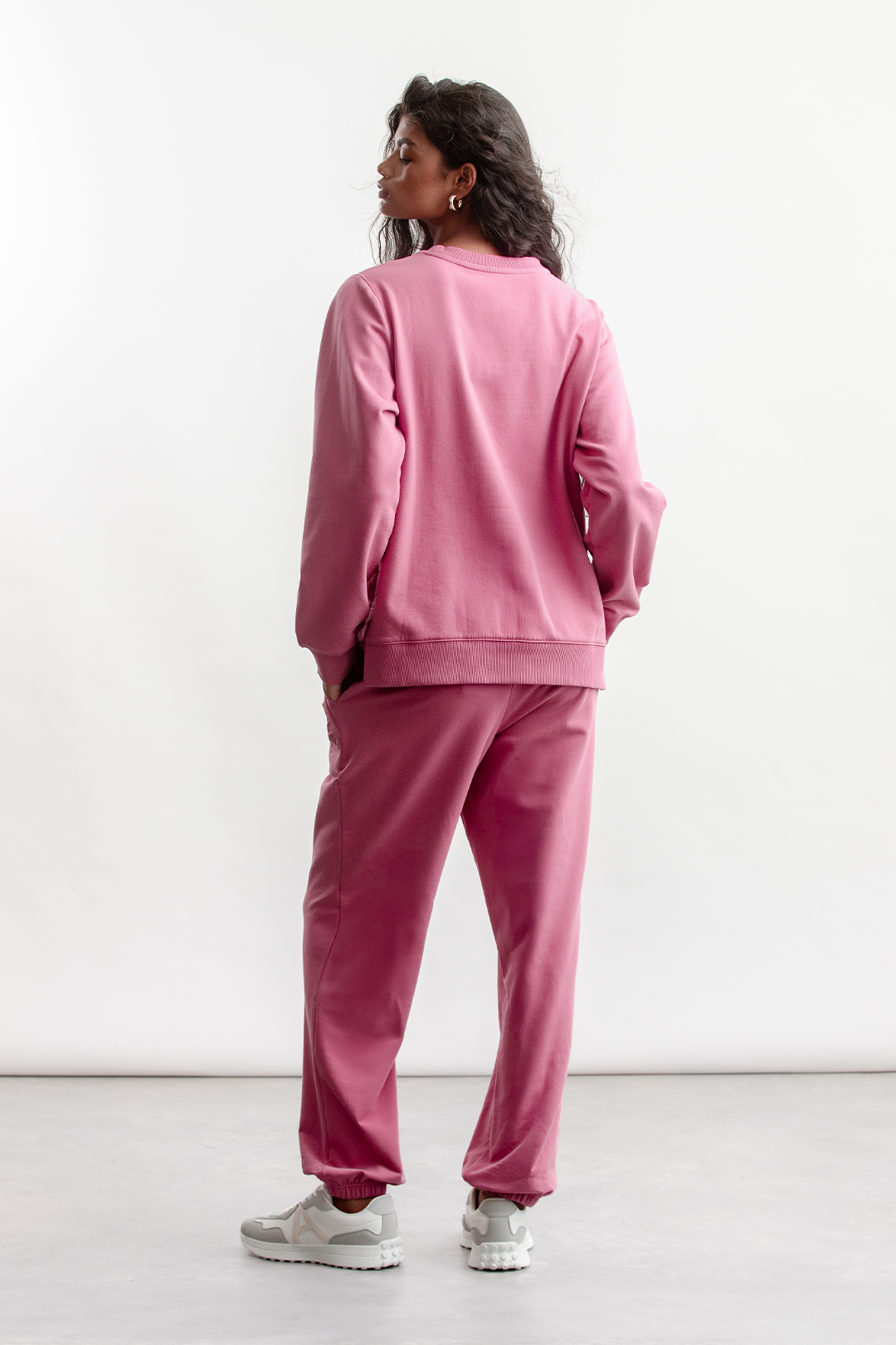 Hannah Sweatshirt _ 160332 _ Dusty Pink