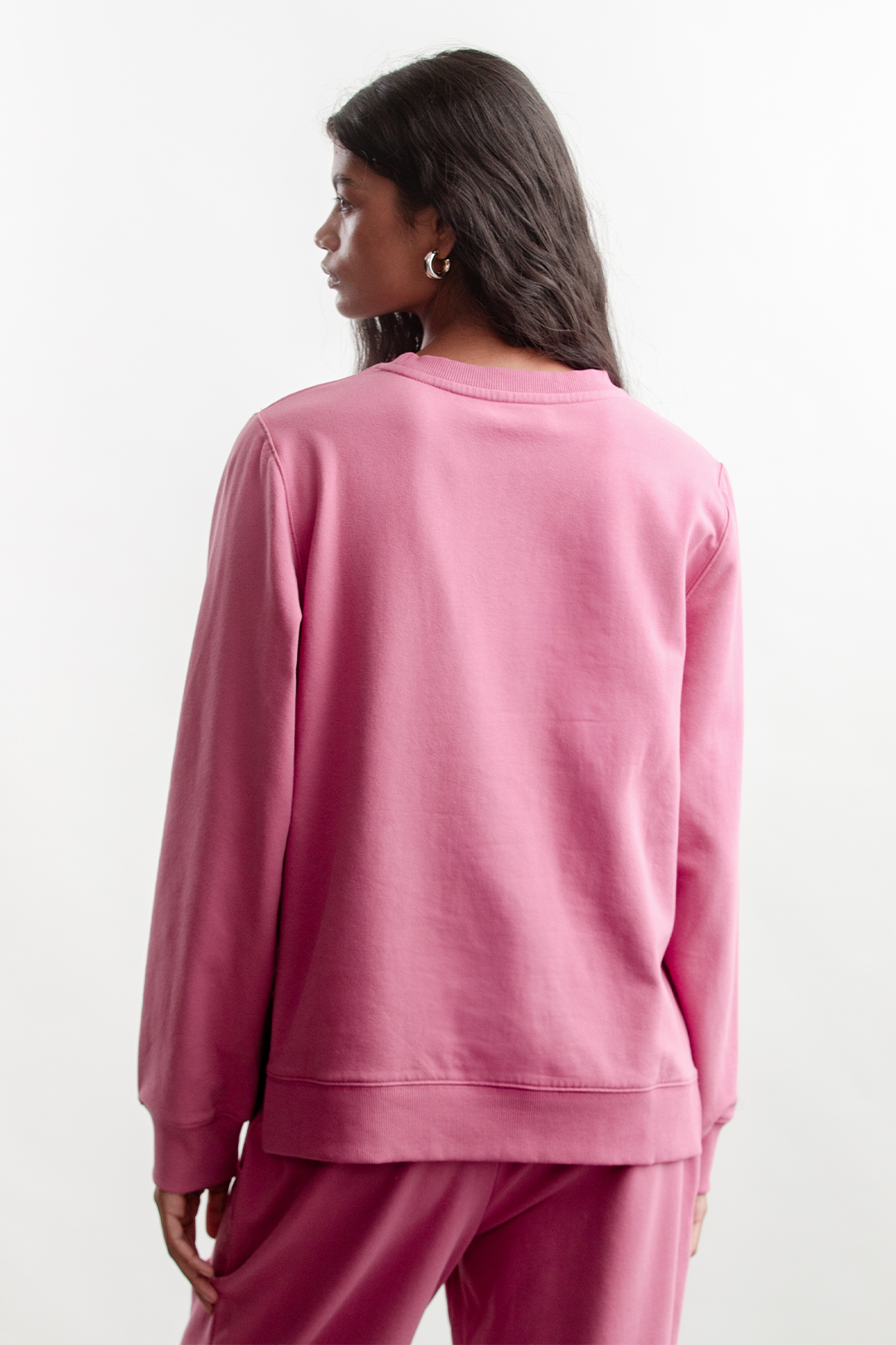 Hannah Sweatshirt _ 160332 _ Dusty Pink