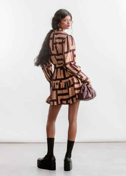 Jami Shirt Dress _ 157662 _ Brown