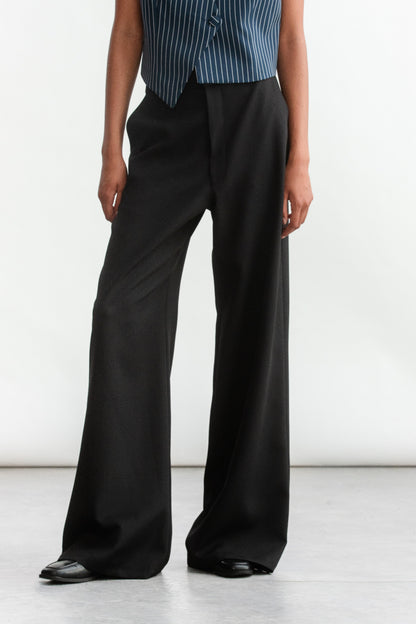 Eva Wide Leg _ 157522 _ Black Texture