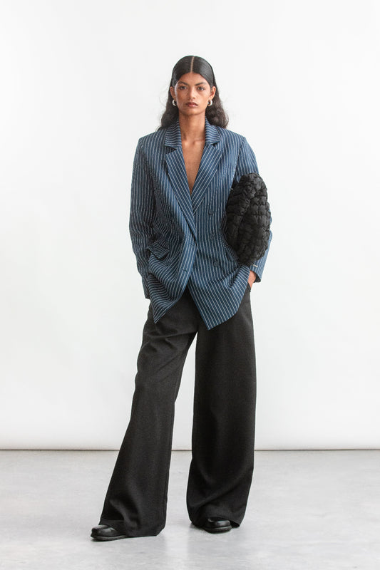 Liyann Oversized Blazer _ 158358 _ Navy