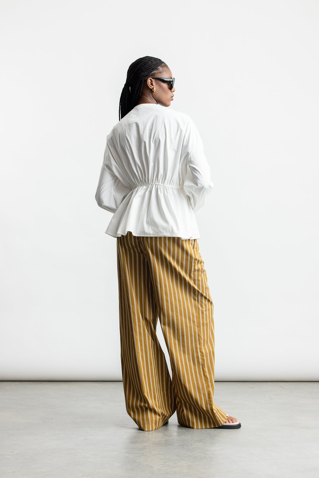 Kendra Tie Front Blouse _ 169030 _ White