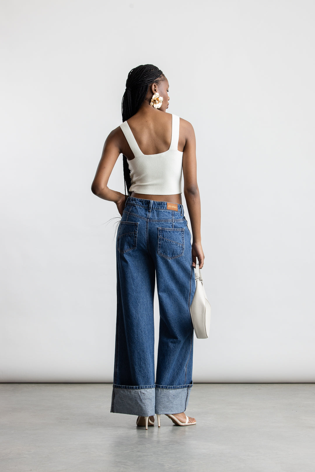 Zinzi Wrap Cropped Knit _ 169650 _ Beige