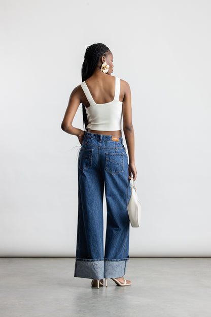 Zinzi Wrap Cropped Knit _ 169650 _ Beige