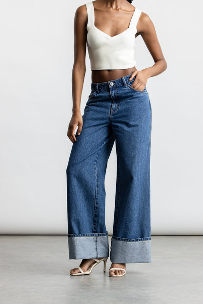 Zinzi Wrap Cropped Knit _ 169650 _ Beige