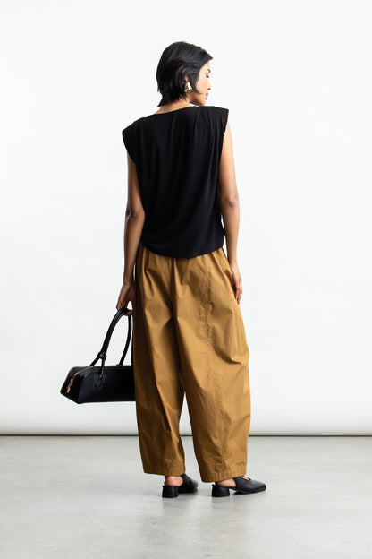 Frankie Shoulder Detail Top _ 172502 _ Black