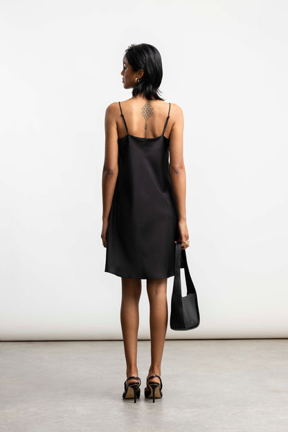Nokuthula Satin Mini _ 167873 _ Black Texture