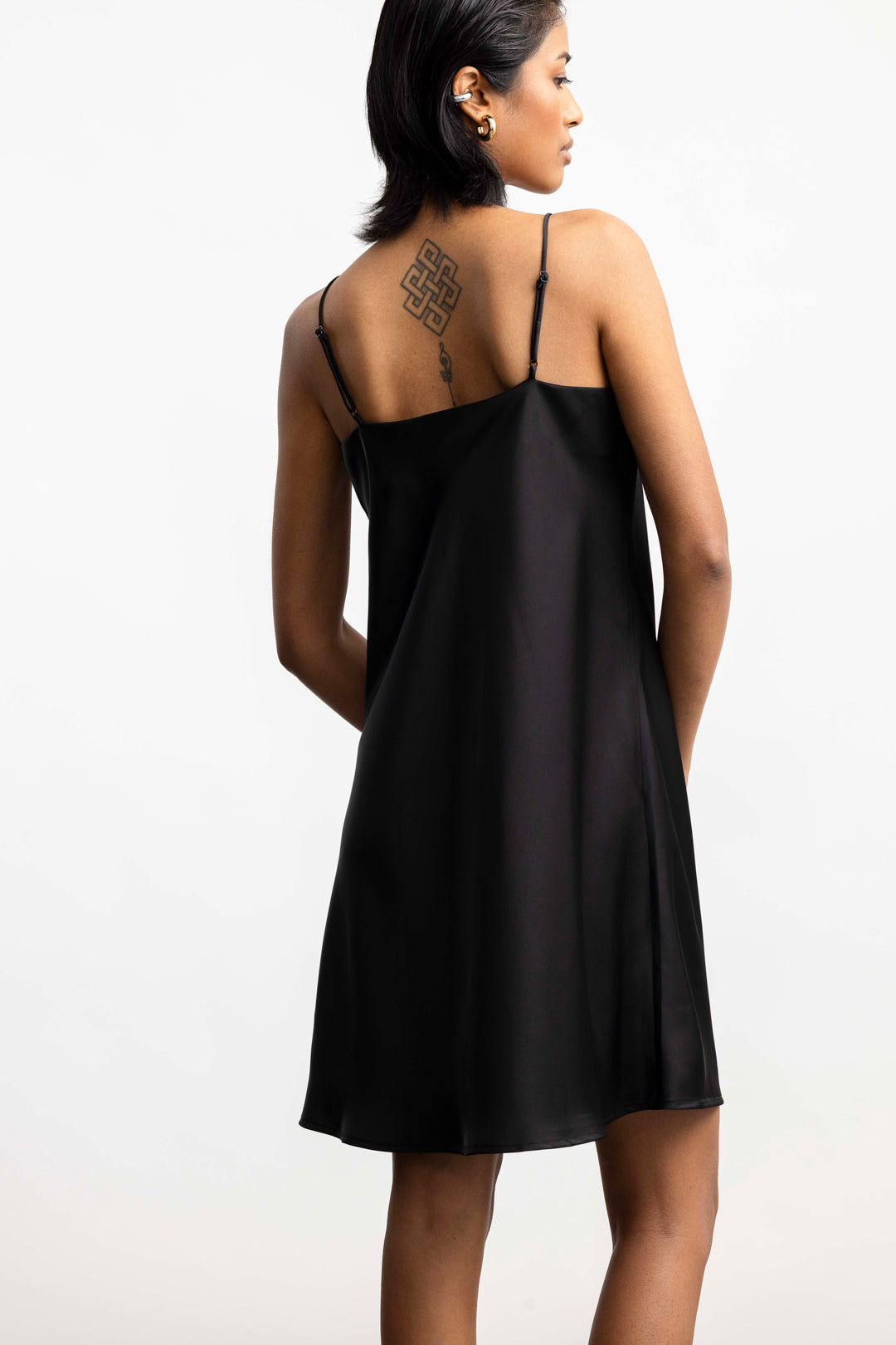 Nokuthula Satin Mini _ 167873 _ Black Texture