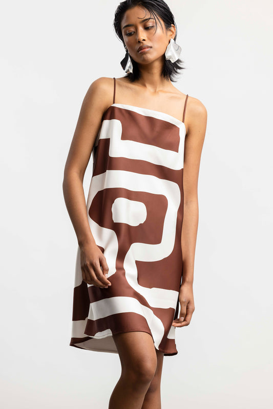 Nokuthula Satin Mini _ 167874 _ Brown