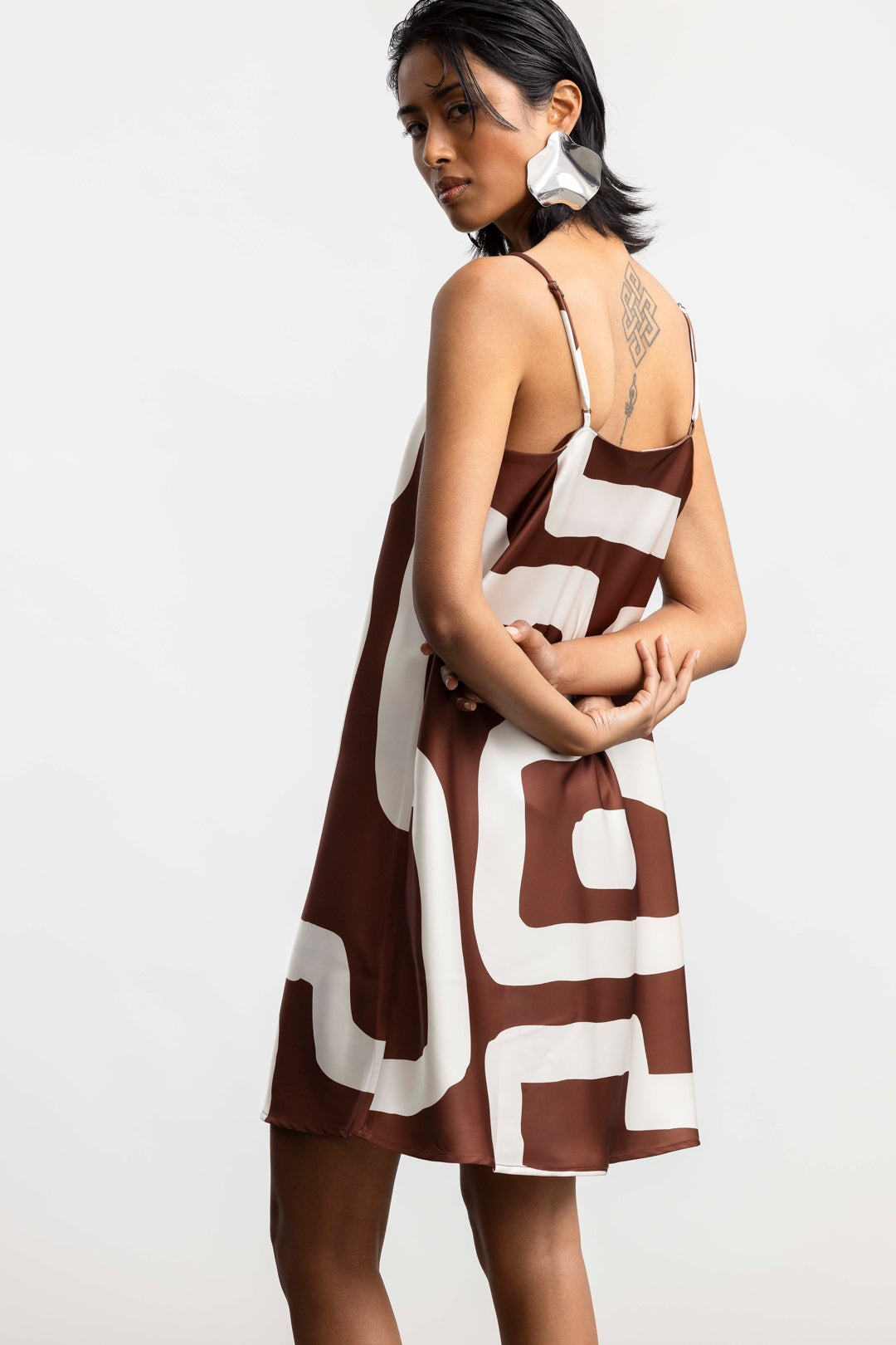 Nokuthula Satin Mini _ 167874 _ Brown