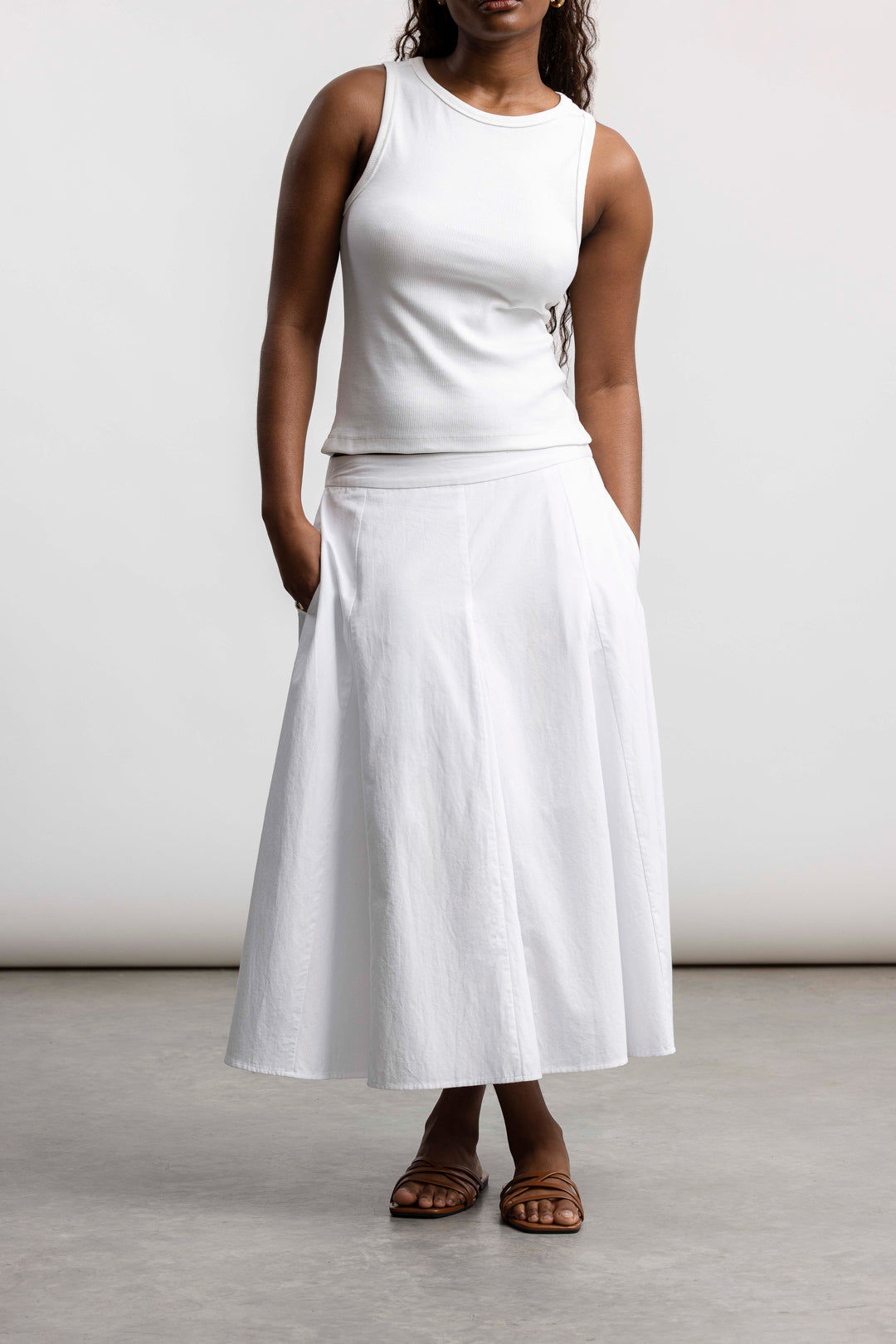 Lulama Aline Skirt _ 165995 _ White