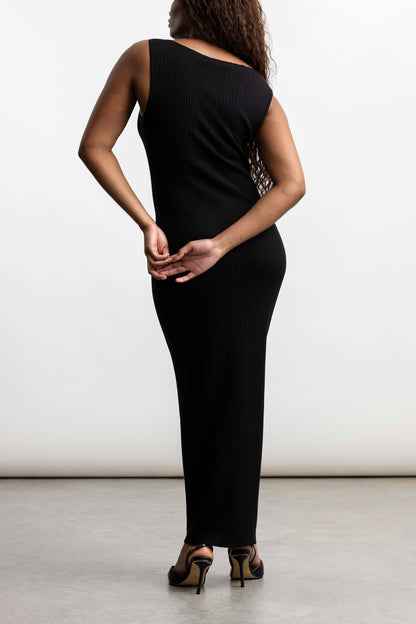 Cacia Knitwear Maxi _ 168291 _ Black Texture