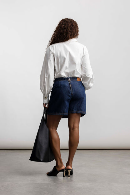 Zola Denim Skort _ 165874 _ Blue Denim