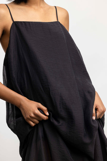 Zayn Trapeze Midi _ 168387 _ Black Texture