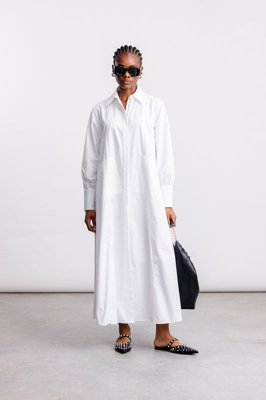 Sheri-Lee Shirt Dress _ 163381 _ White