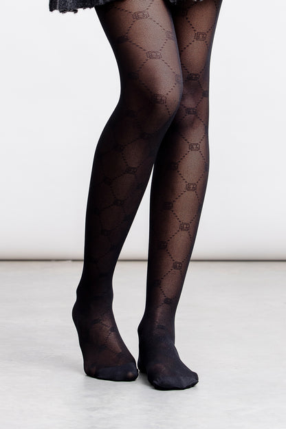 Ayana Stockings _ 161385 _ Black Texture