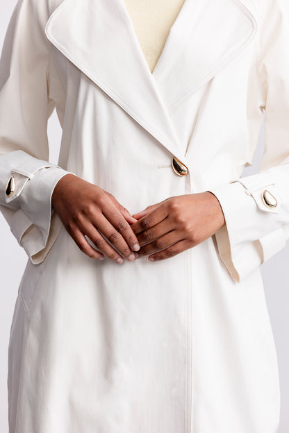 Skye Trench Coat _ 166478 _ Cream