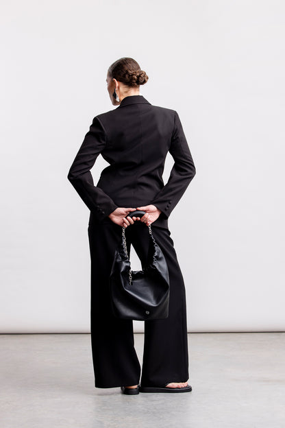 Celine Blazer _ 158368 _ Black Texture