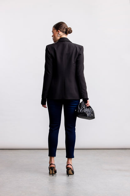 Muneeba Skinny Leg Jeans _ 157091 _ Dark Blue