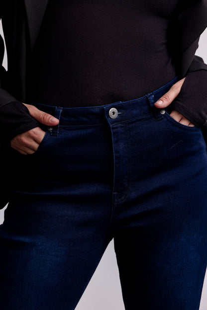 Muneeba Skinny Leg Jeans _ 157091 _ Dark Blue