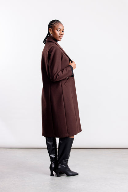 Brooke Melton Coat _ 160118 _ Chocolate