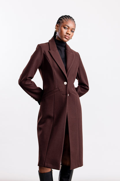 Brooke Melton Coat _ 160118 _ Chocolate