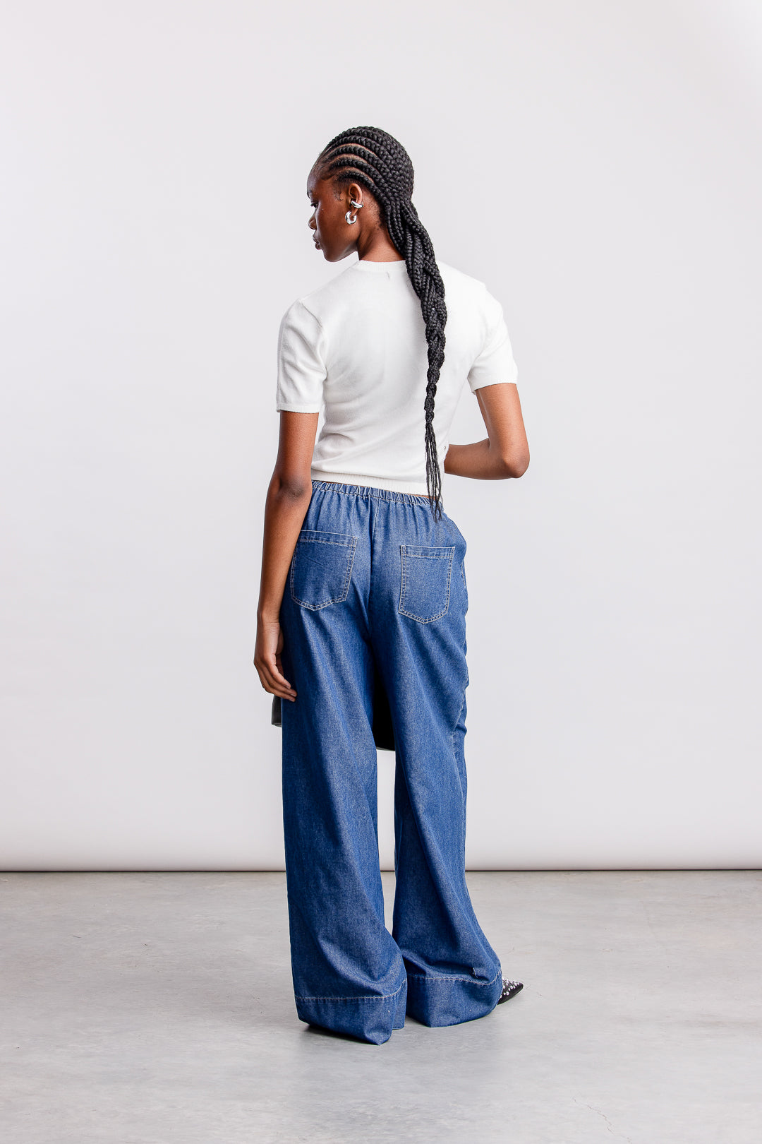 Neo Pull-On Denim _ 163363 _ Blue Denim